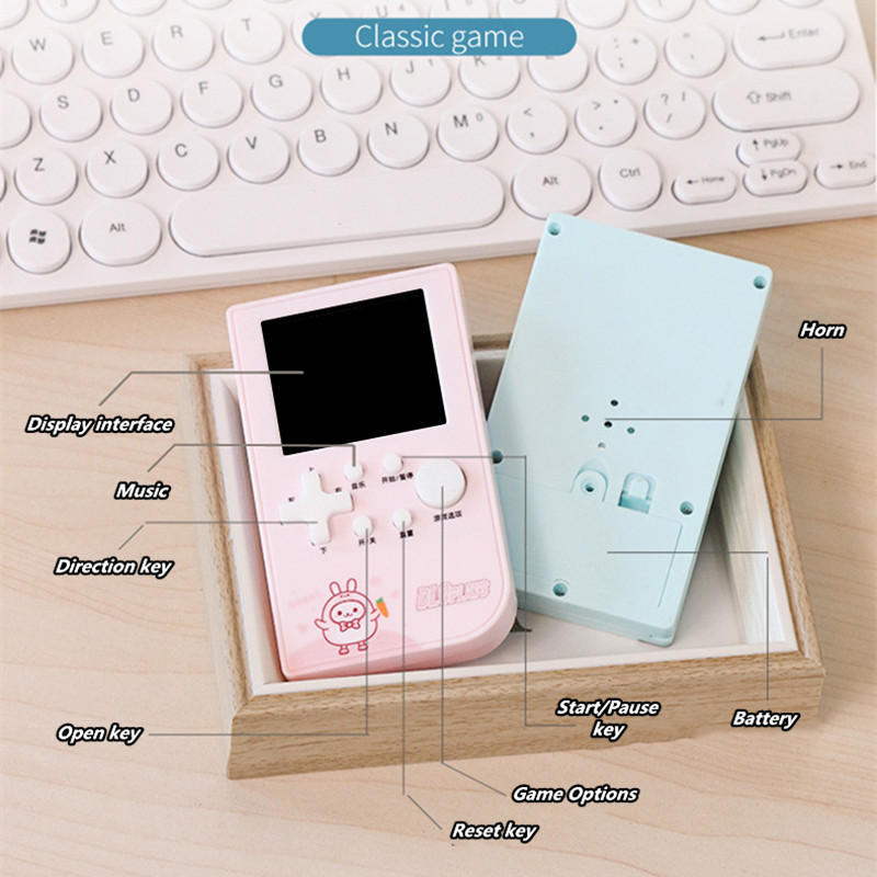 Kaasaskantav mini-ABS käeshoitav mängukonsool Retro klassikaline vaba aja telliskivimängumasin lastele mõeldud harivate kingituste mänguasjade mängupuldi jaoks