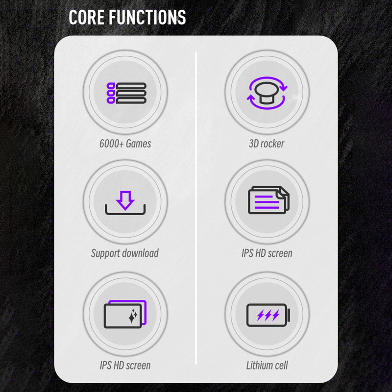 SF2000 Retro kézi játékkonzol 6000 játékok gyerekeknek IPS Mini hordozható játékkonzol lejátszó támogatás AV kimenet SNES GBA Sega számára