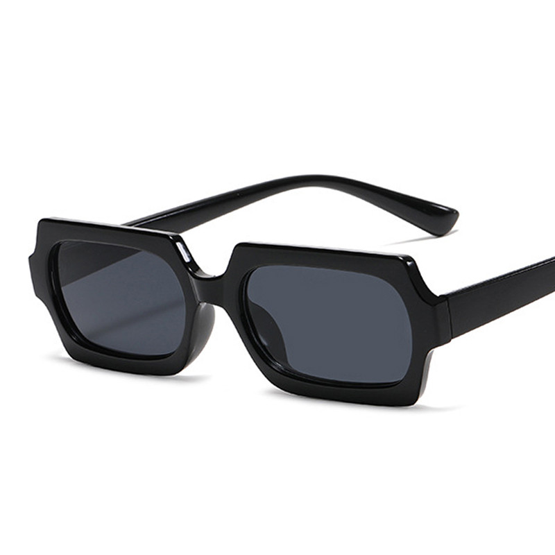 Vintage Női Négyszögletes Napszemüvegek Női Kis keretek Napszemüvegek Cukorka Színek Divat Sokszög Lunette De Soleil Femme