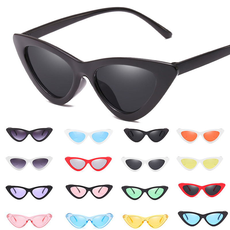 ZUEE Cat Eye Päikeseprillid Retro Fashion Peegelprillid Naiste Plastikraamiga Klassikalised päikeseprillid Naiste UV400 oculos