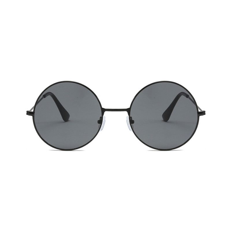 Vintage μικρά στρογγυλά γυαλιά ηλίου Γυναικεία επωνυμία σχεδιαστής γυαλιά ηλίου Γυναικείο κράμα Πολύχρωμος καθρέφτης ρετρό μαύρος κύκλος Oculos De Sol