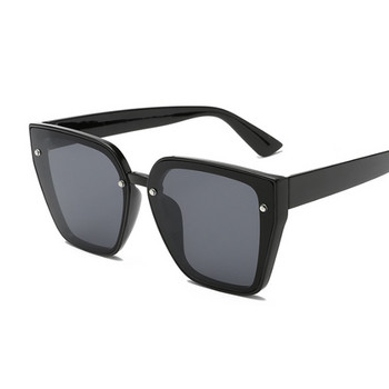 Големи квадратни слънчеви очила Дамски луксозни маркови слънчеви очила с големи рамки Дамски ретро черни модни Oculos De Sol