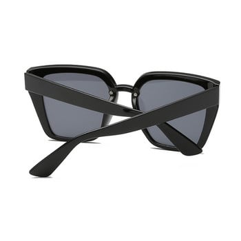 Големи квадратни слънчеви очила Дамски луксозни маркови слънчеви очила с големи рамки Дамски ретро черни модни Oculos De Sol