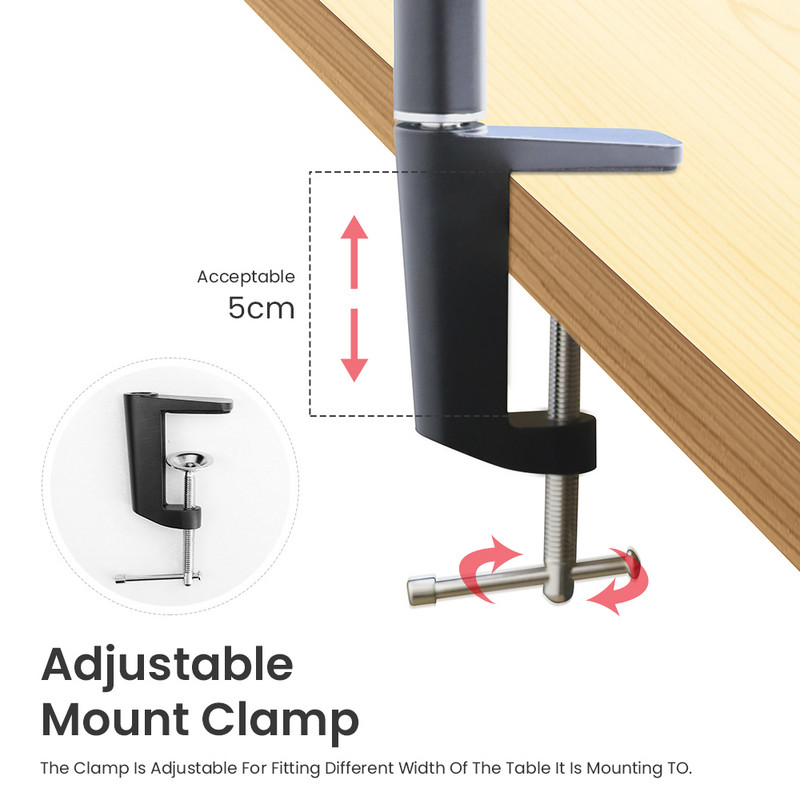 LED-videovalgustiga fotograafialamp lauaklambriga, hämardatav professionaalne fotostuudio valgustus Youtube`i otseülekande jaoks