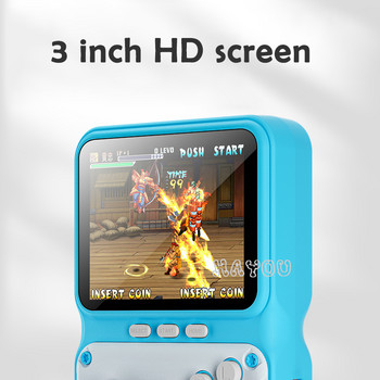 Κονσόλα παιχνιδιών χειρός Μίνι ρετρό συσκευές αναπαραγωγής βιντεοπαιχνιδιών Bulit-in 500 Παιχνίδια 3 ιντσών Οθόνη HD Έξοδος AV Φορητή κονσόλα βιντεοπαιχνιδιών