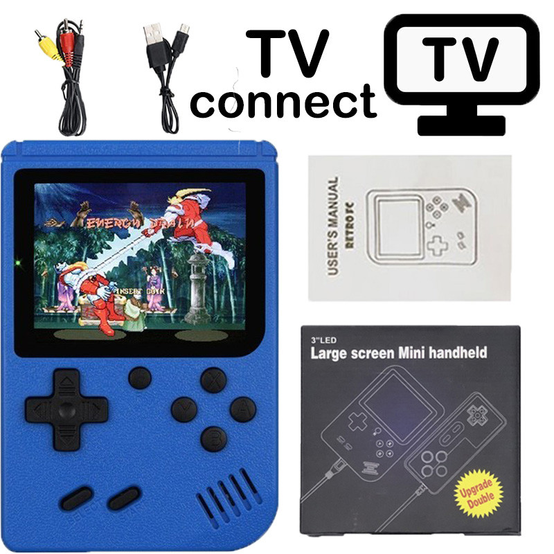 Consolă de jocuri video retro 400 ÎN 1 mini aparat de joc portabil 3,0 inchi LCD portabil Cadouri pentru copii Jucător nostalgic