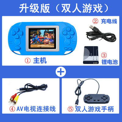 400 IN 1 retro vaizdo žaidimų konsolė delninis žaidimų grotuvas Nešiojamas kišeninis televizorius žaidimų konsolė AV Out Mini delninis grotuvas vaikams Dovana