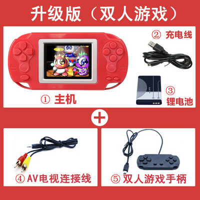400 IN 1 retro vaizdo žaidimų konsolė delninis žaidimų grotuvas Nešiojamas kišeninis televizorius žaidimų konsolė AV Out Mini delninis grotuvas vaikams Dovana