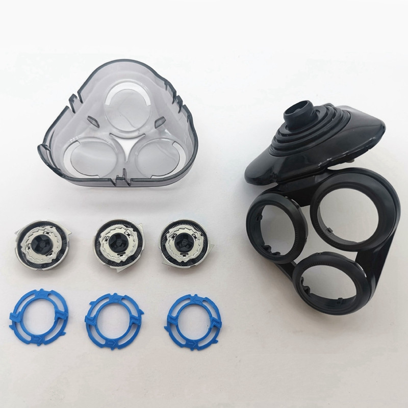 Asenduspardli täielik peakomplekt Philipsi Norelco seeria 5000 pardlitele S5210 S5380 S5570 S5571 Üldpea tera