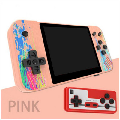 G3 Mini hordozható játékkonzol 3,5 hüvelykes színes LCD beépített 800+ retro játékok egy- és duplajátékos játékok, jó ajándék gyerekeknek