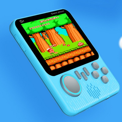 Mini consolă de jocuri Nostalgia ultra subțire Macaron Color Retro Jucători de jocuri portabile pe 8 biți cu 666 de jocuri gratuite