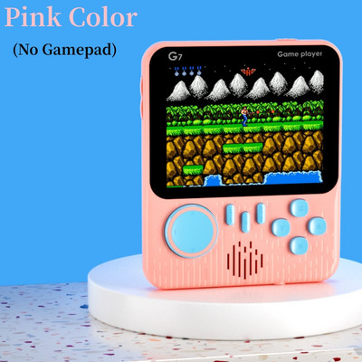 Ultra Thin Nostalgia minimängukonsool Macaron Color Retro 8-bitine käeshoitav mängumängija 666 tasuta mänguga