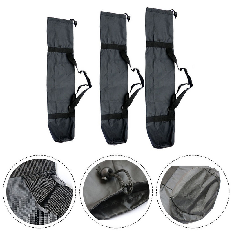 70-130 cm trikojo krepšys, sutraukiamas virvelė, nešiojamasis krepšys, rankinė, skirta nešioti mikrofoną Trikojo stovas Šviesus stovas Vienkojis skėtis Fotostudija