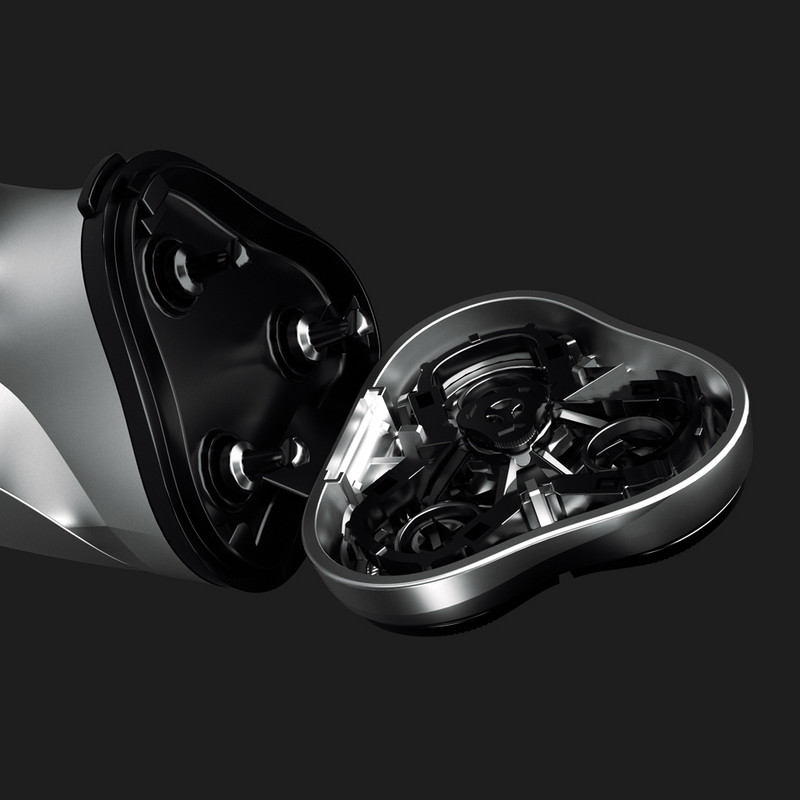 ENCHEN Blackstone Cap de ras electric de înlocuire 1PC 3D Float Tripe Blade Capete electrice de tăiat aparate de ras originale