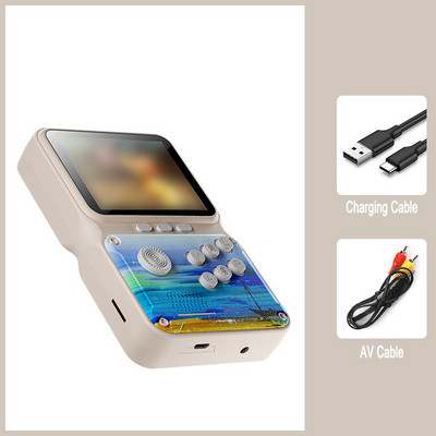 JP09 ručna igraća konzola Ugrađena 500 Retro Games consolas de videojuegos Prijenosni igraći igrač engleski/španjolski/portugalski