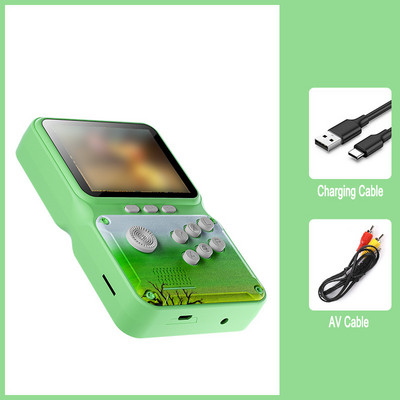 JP09 ručna igraća konzola Ugrađena 500 Retro Games consolas de videojuegos Prijenosni igraći igrač engleski/španjolski/portugalski