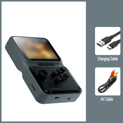 JP09 ručna igraća konzola Ugrađena 500 Retro Games consolas de videojuegos Prijenosni igraći igrač engleski/španjolski/portugalski