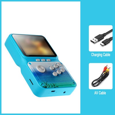 JP09 ručna igraća konzola Ugrađena 500 Retro Games consolas de videojuegos Prijenosni igraći igrač engleski/španjolski/portugalski