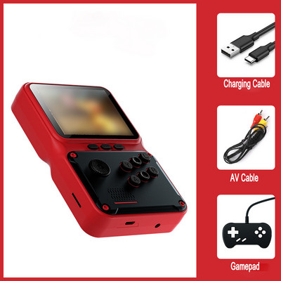 JP09 ručna igraća konzola Ugrađena 500 Retro Games consolas de videojuegos Prijenosni igraći igrač engleski/španjolski/portugalski