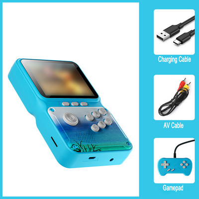 JP09 ručna igraća konzola Ugrađena 500 Retro Games consolas de videojuegos Prijenosni igraći igrač engleski/španjolski/portugalski