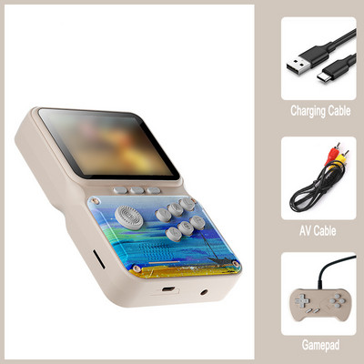 JP09 ručna igraća konzola Ugrađena 500 Retro Games consolas de videojuegos Prijenosni igraći igrač engleski/španjolski/portugalski