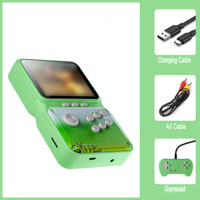 JP09 ručna igraća konzola Ugrađena 500 Retro Games consolas de videojuegos Prijenosni igraći igrač engleski/španjolski/portugalski