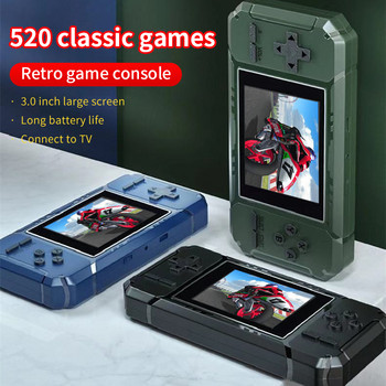 Mini S8 Ретро преносима игра Nostalgia 520 Game Video Game Arcade Fighting Adventure Game Детски подарък Game Player