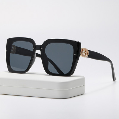 Vintage υπερμεγέθη τετράγωνα γυαλιά ηλίου γυναικεία για άντρες Κλασικά γυαλιά ηλίου με μεγάλο σκελετό μοντέρνα γυαλιά ηλίου UV400 Πολυτελή επώνυμα γυαλιά οράσεως σχεδιαστών