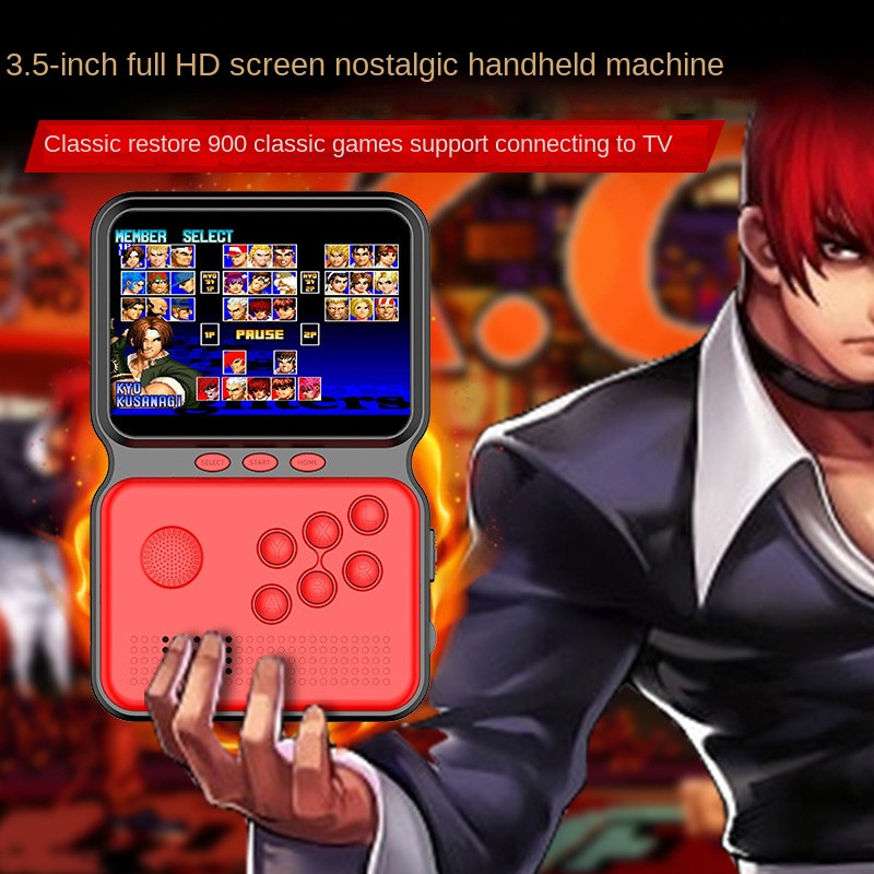 Prijenosna konzola za videoigre Veliki zaslon od 3,5 stopa Ugrađeno 900 klasičnih igara iz djetinjstva Podrška za proširenje memorijske kartice