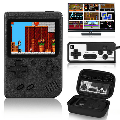 Mini consolă portabilă retro de jocuri video Ecran LCD de 3,0 inci Cadou pentru copii Player de jocuri portabil pe 8 biți 400 de jocuri încorporat Ieșire AV