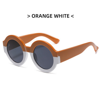 Apvalūs moteriški mielas leopardas dvigubos spalvos animacinis meškiuko formos apvalūs akiniai nuo saulės moteriški vintažiniai akiniai nuo saulės UV400 apsauga klasikinė