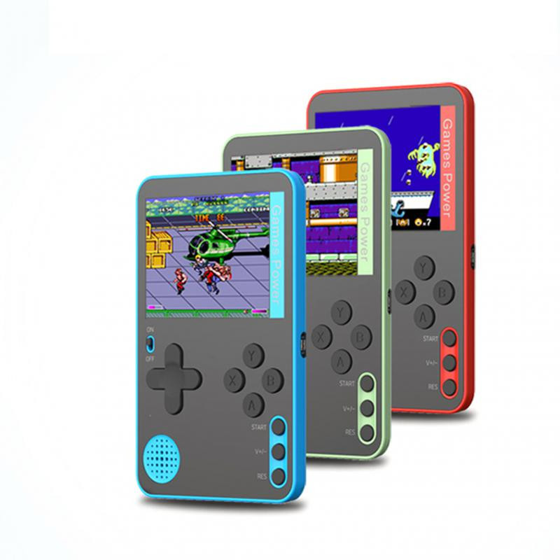 Nešiojama delninė žaidimų konsolė Oled K10 Rs 60 elementas, įmontuotas 500 vaizdo žaidimų konsolė Retro 2,4 colio 8 bitų žaidimų konsolės kasetė F