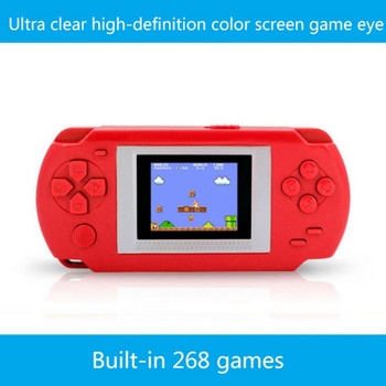 2022 нов 2-инчов екран Child 502 Цветен екранен дисплей Ръчни игрови конзоли Игрален плейър с 268 различни игри