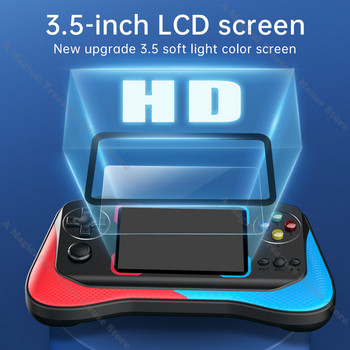 2023 Нова ретро конзола за видеоигри M12 Ръчен плейър за игри Геймпад HD/AV изход 500+ игри Преносима игрална машина за двама играчи
