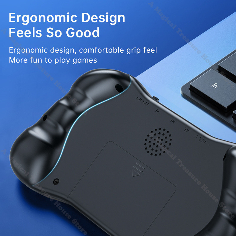 2023. aasta uus retrovideomängukonsool M12 pihuarvuti mängupult HD/AV-väljundiga 500+ mängu kaasaskantav kahe mängijaga mängumasin