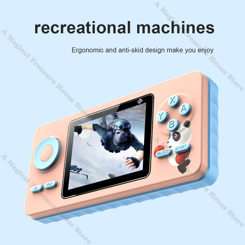 JAUNĀS S5 Retro MINI spēles 520 spēles vienam/divspēlētājam 4K HD ekrāns Videospēles Rokas spēļu konsole TV projektoru spēlei