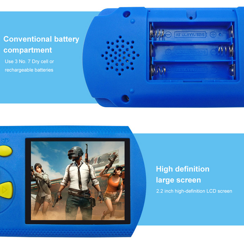 Κονσόλα παιχνιδιών χειρός 2,2 ιντσών 16-bit 200 Παιχνίδια Φορητό Classic Gamepad Best Gifts Μίνι κονσόλα παιχνιδιών τσέπης για παιδιά