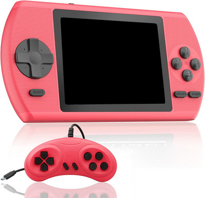 Nauja retro nešiojama mini delninė vaizdo žaidimų konsolė 64 bitų 3,5 colio vaikų spalvotas žaidimų grotuvas AV Out Integruotas 500 žaidimų gimtadienio dovana