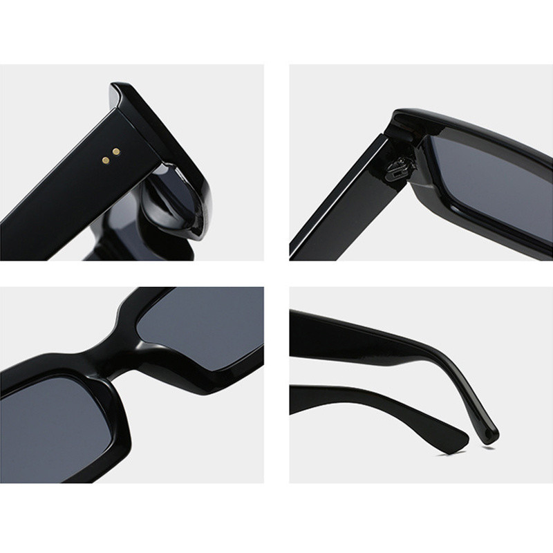 Zselés színű négyzet alakú napszemüvegek női márkatervező divatos napszemüvegek női vintage kis kerettel Népszerű Oculos De Sol