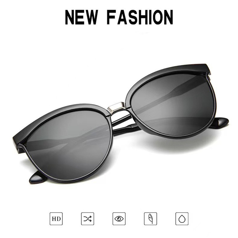DLIDW Ochelari de soare la modă pentru femeie Vintage de lux Ochelari de soare pentru femeie clasici retro ochi de pisică în aer liber UV400 Oculos De Sol Gafas