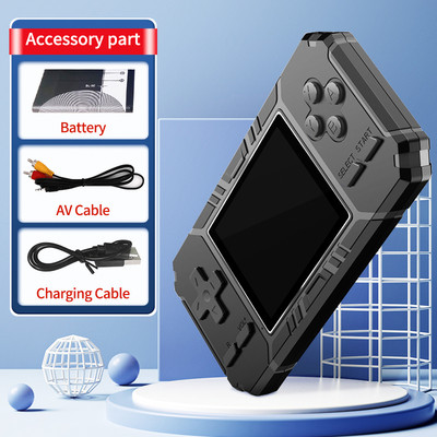 S8 retro nešiojama mini rankinė žaidimų konsolė 8 bitų 3,0 colio spalvotas LCD žaidimų grotuvas Integruotas 520 žaidimų konsolė