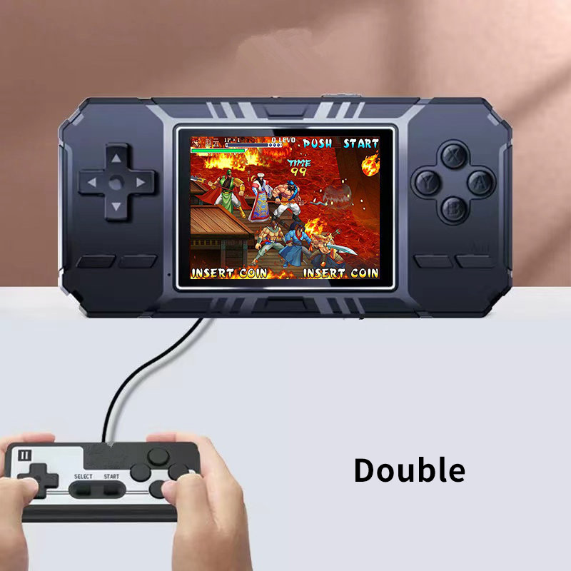 S8 retro nešiojama mini rankinė žaidimų konsolė 8 bitų 3,0 colio spalvotas LCD žaidimų grotuvas Integruotas 520 žaidimų konsolė