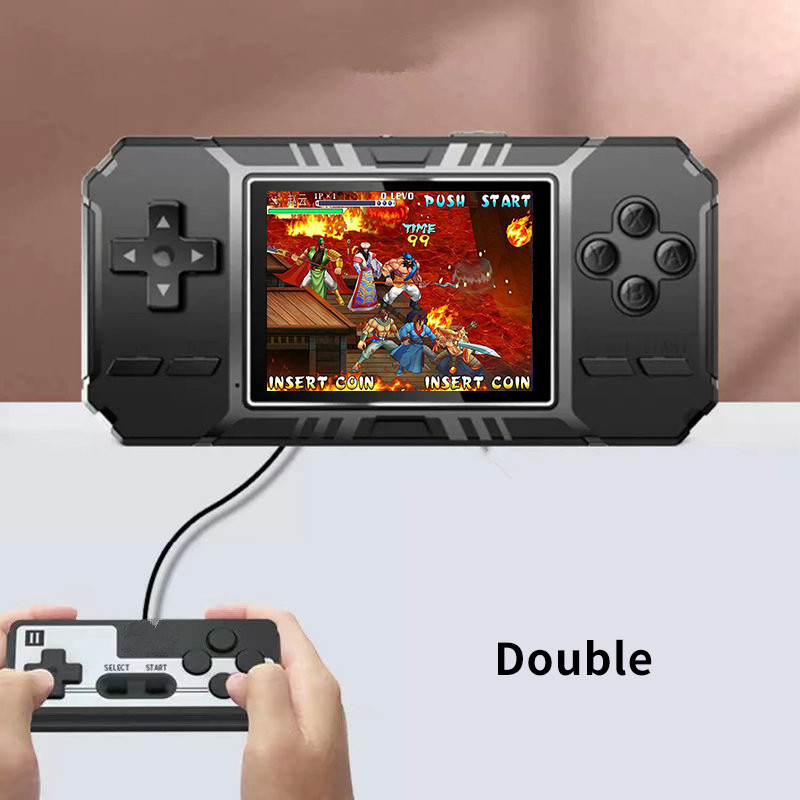 S8 retro nešiojama mini rankinė žaidimų konsolė 8 bitų 3,0 colio spalvotas LCD žaidimų grotuvas Integruotas 520 žaidimų konsolė