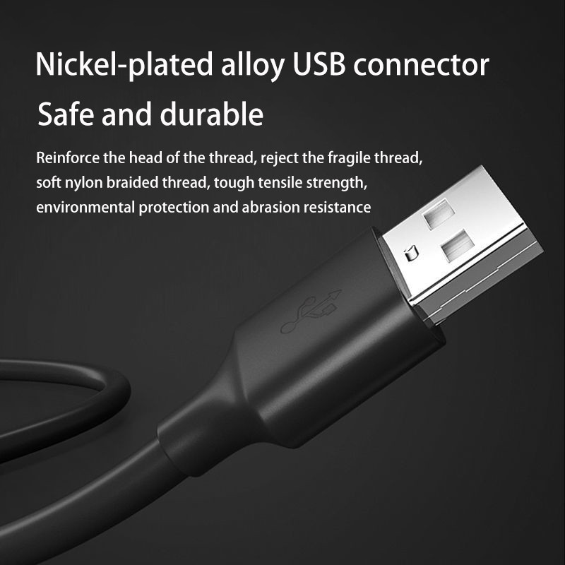 USB į USB tipas A Ištisinis ilgintuvas USB ilgintuvas radiatoriaus kietajam diskui Webcom fotoaparato USB datos ilgintuvo kabelis