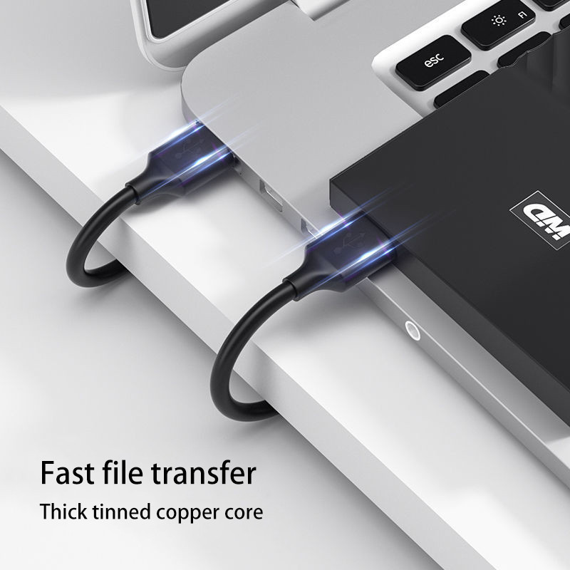 USB į USB tipas A Ištisinis ilgintuvas USB ilgintuvas radiatoriaus kietajam diskui Webcom fotoaparato USB datos ilgintuvo kabelis