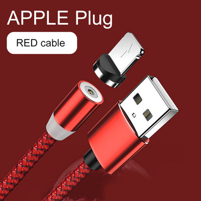 Mágneses USB-kábel iPhone 12 11 Xiaomi 11-hez Huawei Type C kábel LED gyorstöltés adattöltés Micro USB kábel kábel vezeték