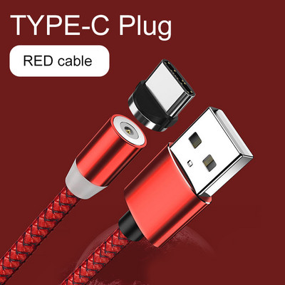 Mágneses USB-kábel iPhone 12 11 Xiaomi 11-hez Huawei Type C kábel LED gyorstöltés adattöltés Micro USB kábel kábel vezeték