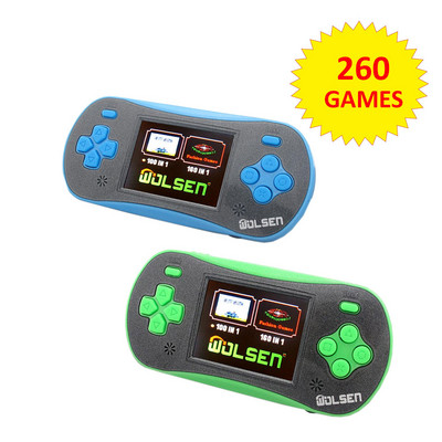 Ръчен плейър за игри 2,5-инчова ретро конзола за видеоигри с 260 Classic Jogos Mini Consola Преносима игрална конзола за деца