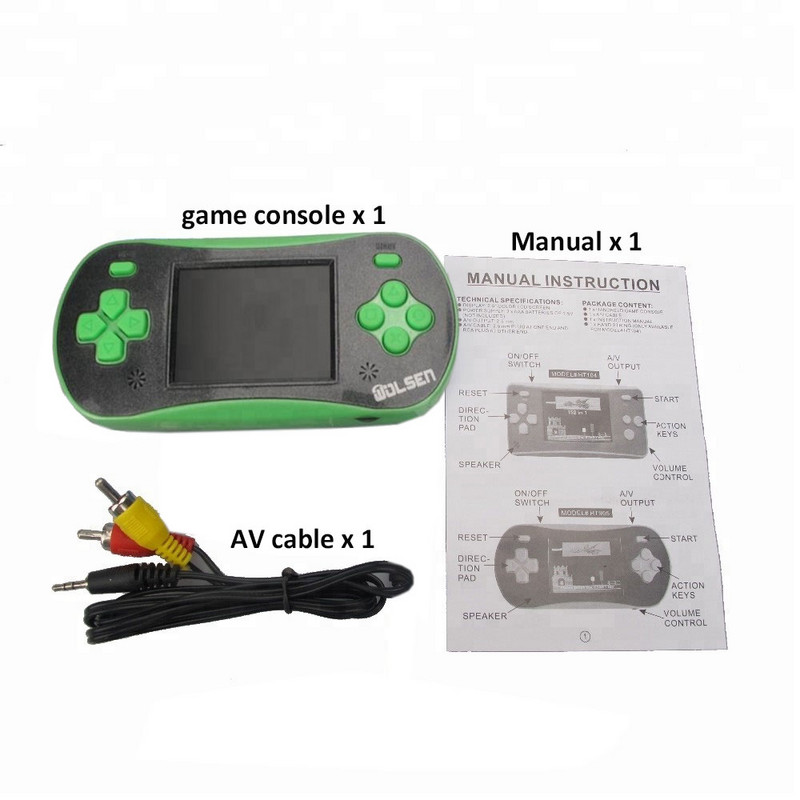 Rankinis žaidimų grotuvas 2,5 colio retro vaizdo žaidimų konsolė su 260 Classic Jogos Mini Consola nešiojama žaidimų konsole vaikams