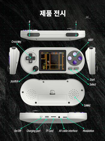 SF2000 3 ιντσών φορητή κονσόλα παιχνιδιών IPS Player Mini φορητή κονσόλα παιχνιδιών Ενσωματωμένη 6000 παιχνίδια ρετρό παιχνίδια Υποστήριξη Έξοδος AV